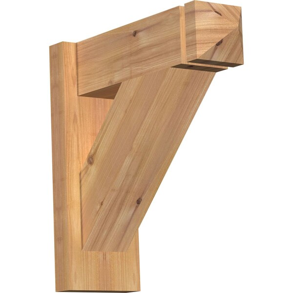 Ekena Millwork Traditional Smooth Arts and Crafts Outlooker, Western Red Cedar, 5 1/2"W x 16"D x 16"H OUT06X16X16TRA03SWR - main